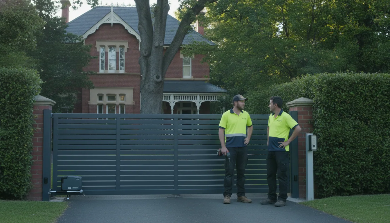 Malvern Automatic Gates team at work in Malvern